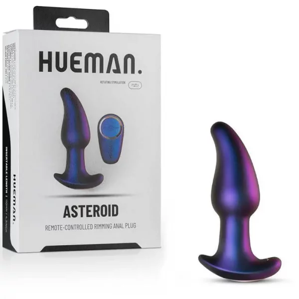 Plug Anal com Vibração Wireless Hueman Asteroid