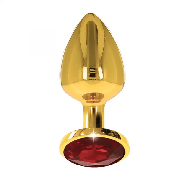Plug Anal Dourado Com Cristal Taboom Diomond Jewel - L