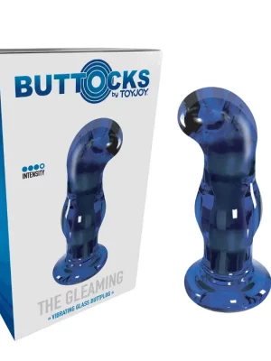Plug Anal em Vidro com Vibração The Gleaming