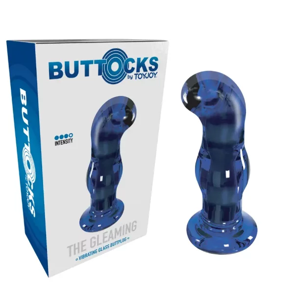 Plug Anal em Vidro com Vibração The Gleaming