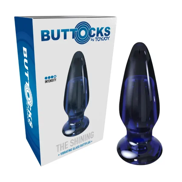 Plug Anal em Vidro com Vibração The Shining