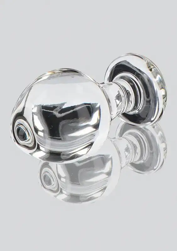 Plug Anal em Vidro Glass Worxx Brilliant Star