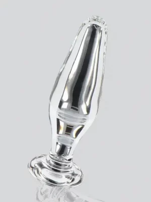 Plug Anal em Vidro Glass Worxx Star Sparkler
