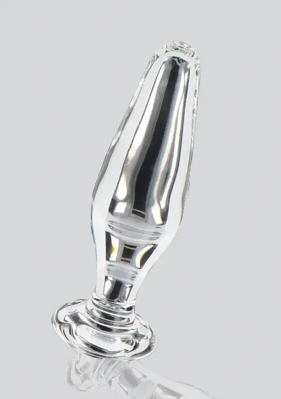 Plug Anal em Vidro Glass Worxx Star Sparkler