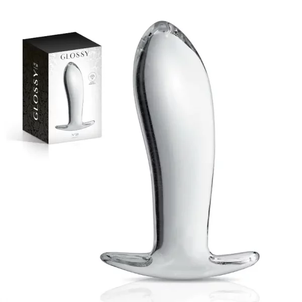 Plug Anal em Vidro Glossy nº 20