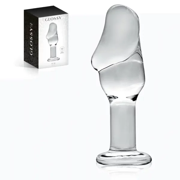 Plug Anal em Vidro Glossy nº 24