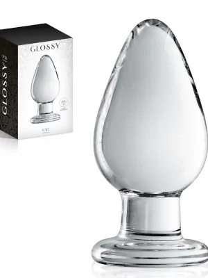 Plug Anal em Vidro Glossy nº 25