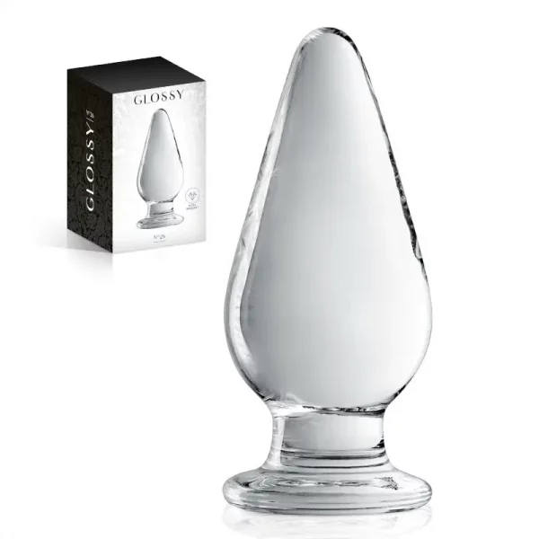 Plug Anal em Vidro Glossy nº 26