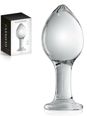 Plug Anal em Vidro Glossy nº 32