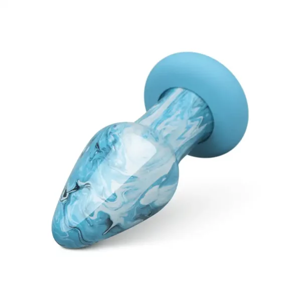 Plug Anal em Vidro Ocean Curl