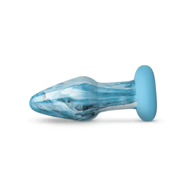 Plug Anal em Vidro Ocean Curl