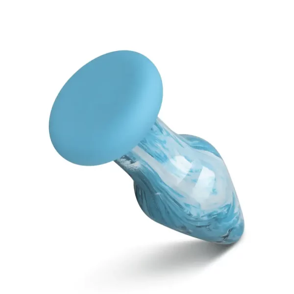 Plug Anal em Vidro Ocean Curl