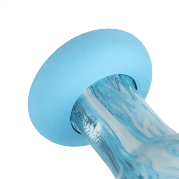 Plug Anal em Vidro Ocean Curl