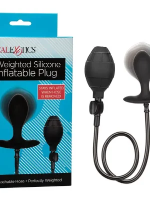 Plug Anal Insuflável Weighted Silicone