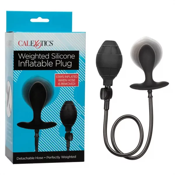 Plug Anal Insuflável Weighted Silicone