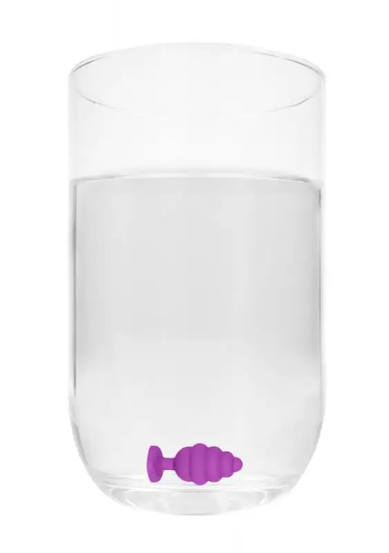 Plug Anal L Ribbed Diamond Heart Roxo Ouch!