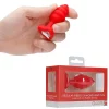 Plug Anal M Ribbed Diamond Heart Vermelho Ouch!