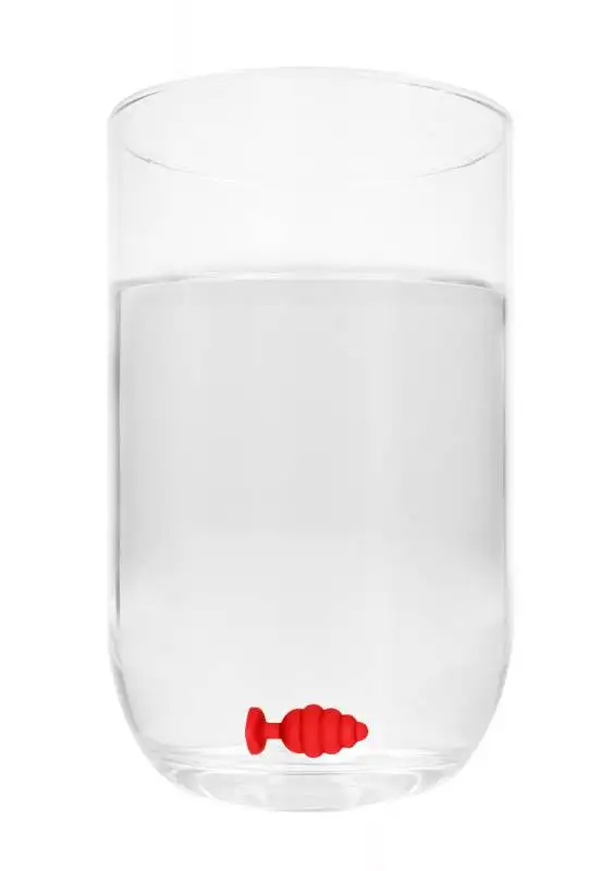 Plug Anal M Ribbed Diamond Heart Vermelho Ouch!