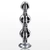 Plug Anal Metálico com Cristal Diamond Star Beads L