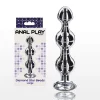Plug Anal Metálico com Cristal Diamond Star Beads L