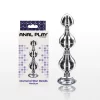 Plug Anal Metálico com Cristal Diamond Star Beads M
