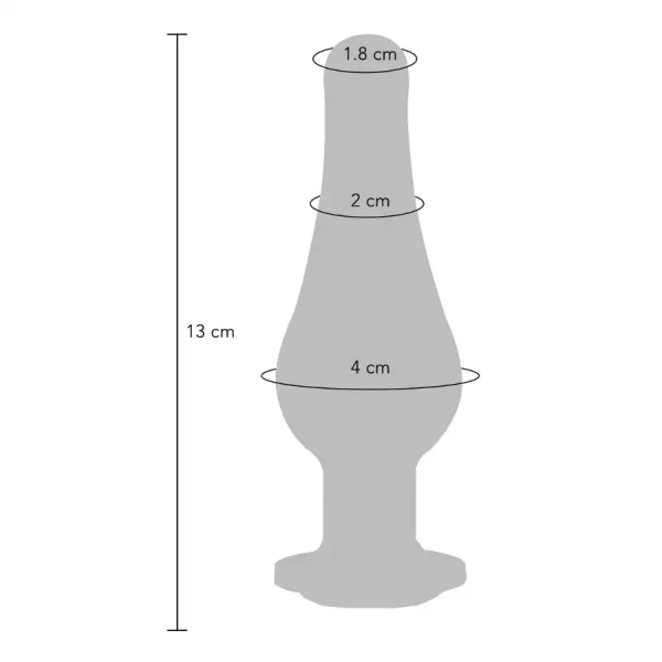 Plug Anal Metálico Diamond Bum Bijou Grande