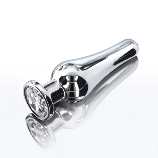 Plug Anal Metálico Diamond Bum Bijou Médio