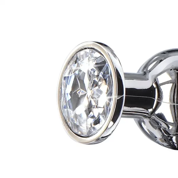 Plug Anal Metálico Diamond Bum Bijou Médio