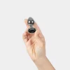 Plug Anal Metálico S com Brilhante Preto