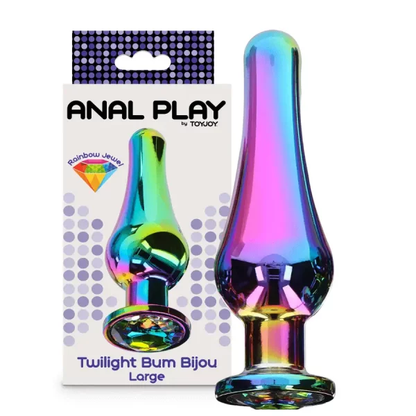 Plug Anal Metálico Twilight Bum Bijou Grande