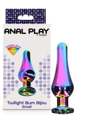 Plug Anal Metálico Twilight Bum Bijou Pequeno
