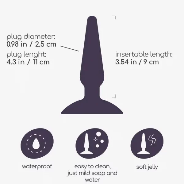 Plug Anal para Iniciantes Roxo