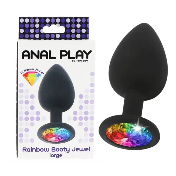 Plug Anal Rainbow Booty Jewel Grande