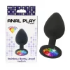 Plug Anal Rainbow Booty Jewel Médio
