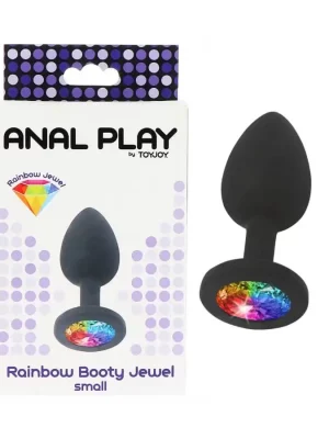 Plug Anal Rainbow Booty Jewel Pequeno