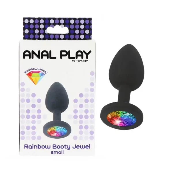 Plug Anal Rainbow Booty Jewel Pequeno