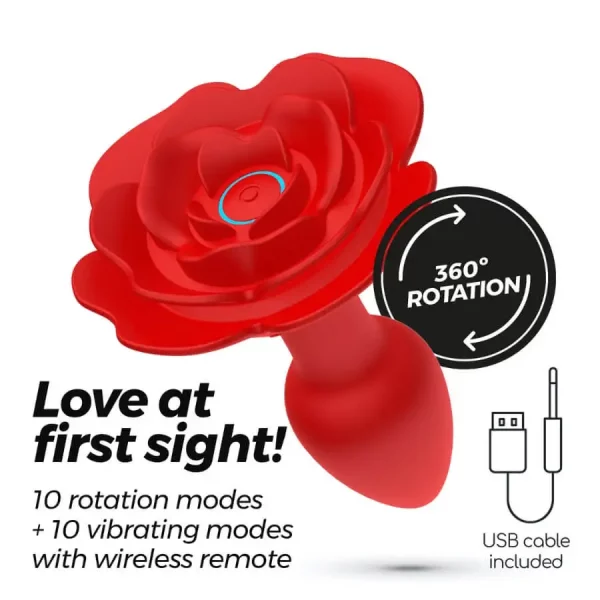 Plug Anal Vibratório com Rotação Giulietta