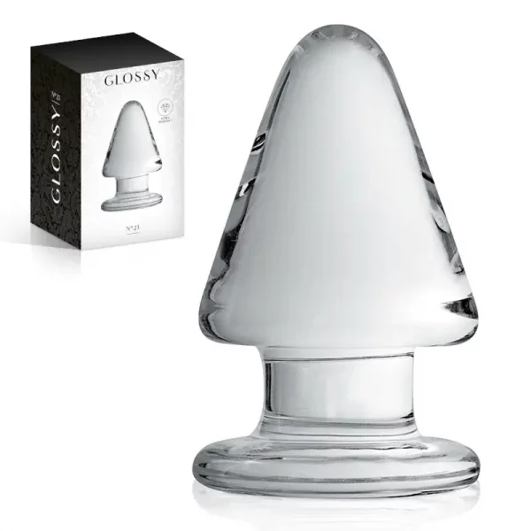 Plug Anal XL em Vidro Glossy nº 23