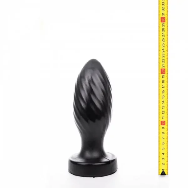 Plug Bumfun XXL Hung System Toys Preto 23x8,2cm