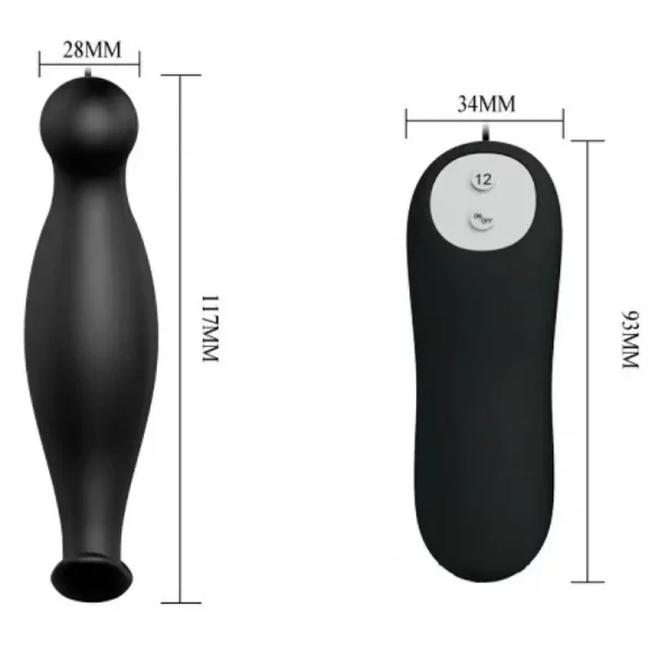 Plug com Vibração Prettylove Special Anal Stimulation