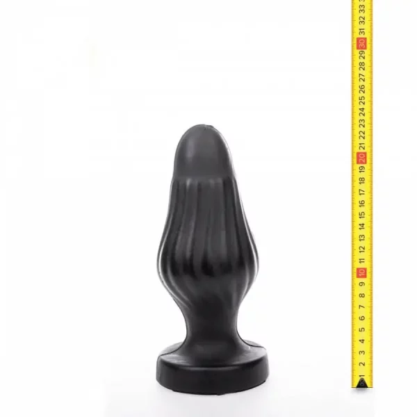 Plug Corny XXL Hung System Toys Preto 22,5x9cm