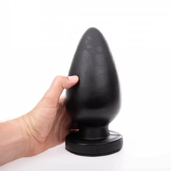 Plug Eggy XXL Hung System Toys Preto 21,5x9,8cm
