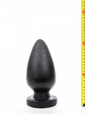 Plug Eggy XXL Hung System Toys Preto 21,5x9,8cm