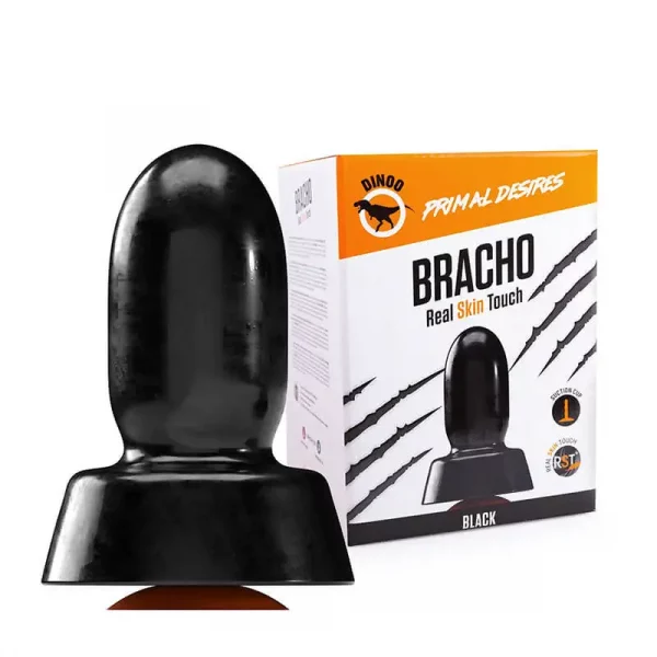 Plug XXL Bracho Preto 27 cm