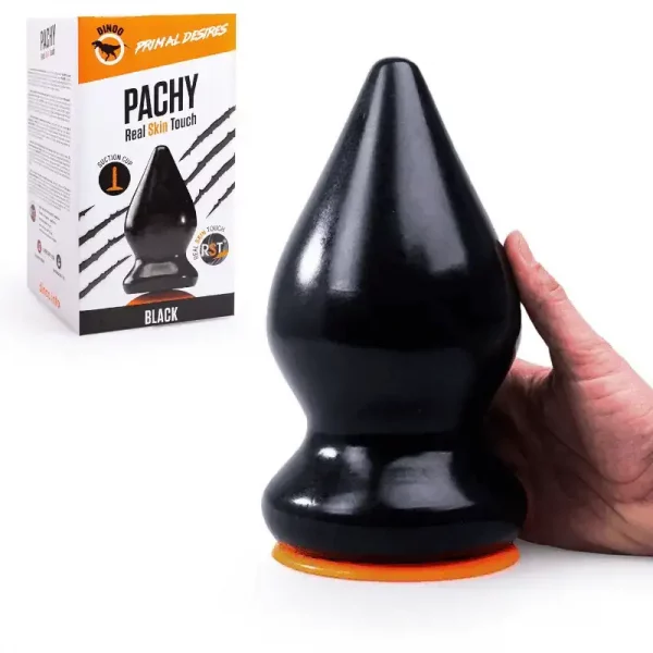 Plug XXL Pachy Preto 22 cm
