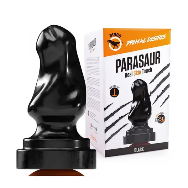 Plug XXL Parasaur Preto 32 cm