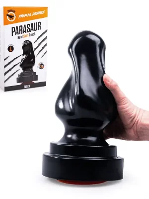 Plug XXL Parasaur Preto 32 cm