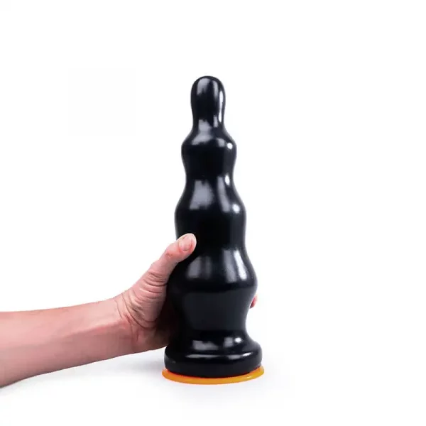 Plug XXL Spino Preto 32 cm