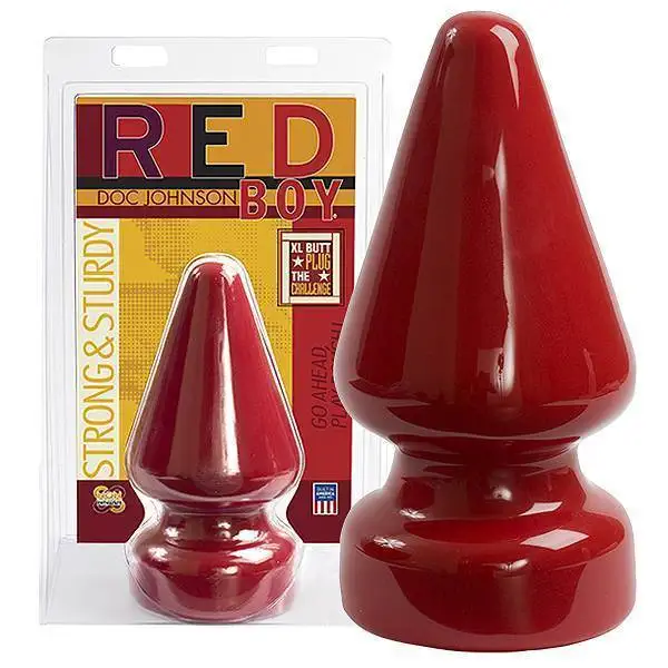 Plug XXL The Challenge Red Boy Vermelho