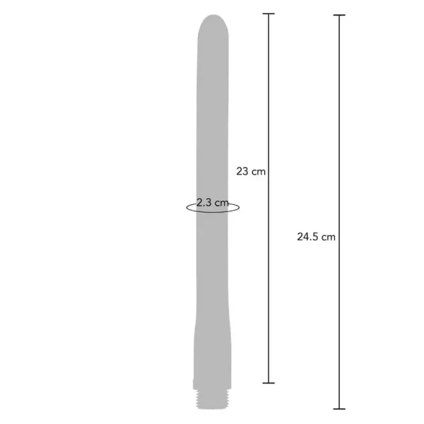 Ponteira para Duche Anal The Streamer 23 cm.